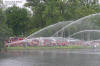 Pumping along the river bank